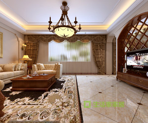 212平米普通戶型歐式風格家裝裝修圖片設計-六安齊裝網裝修效果圖