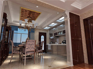 144平米普通戶型歐式風格家裝裝修圖片設計-六安齊裝網裝修效果圖