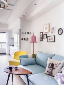 六安裝飾設計單身粉藍公寓 做自己的公主