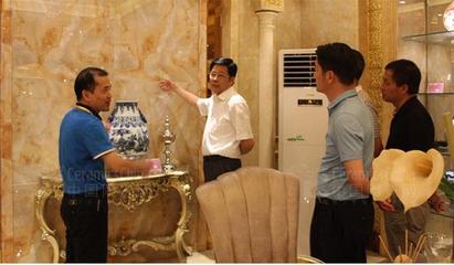 安徽省六安市高副市長來考察 歐神諾陶瓷熱情接待-中國陶瓷網(wǎng)行業(yè)資訊