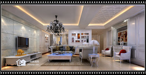 六安綠城翡翠園130㎡四室兩廳裝修設(shè)計案例